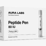 white box containing a disposable injection pen for insulin/peptides